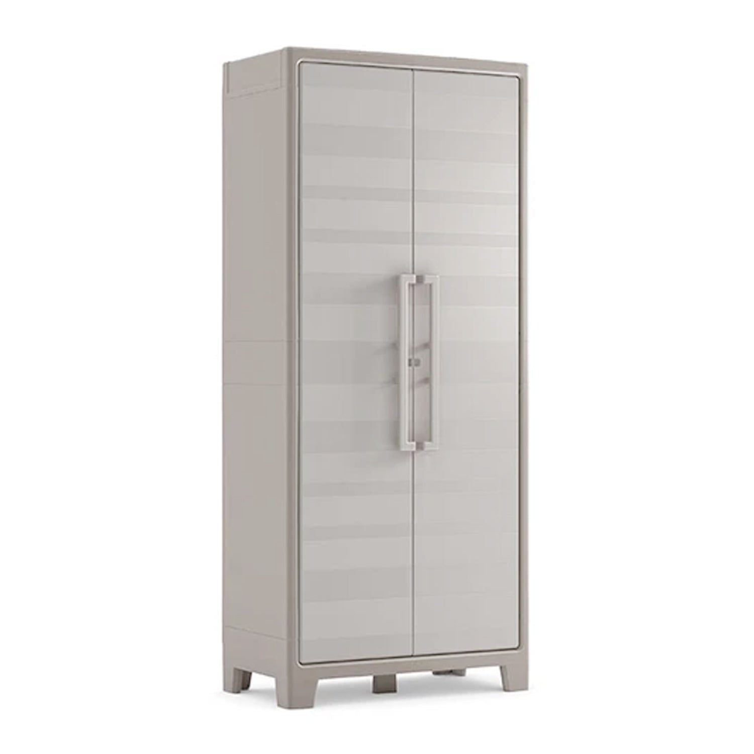 Armadio multiuso per esterni a 8 ripiani regolabili Beige cm 80x44x182h by CeramicStore | Lo specialista del tuo bagno