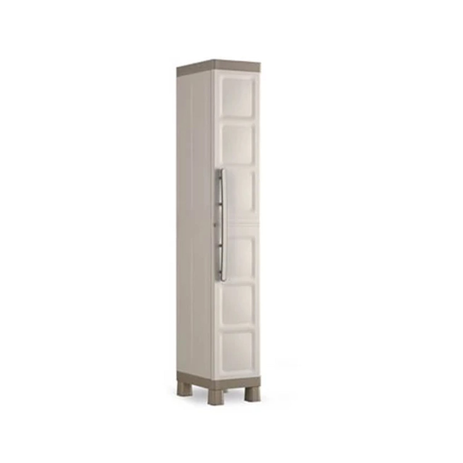 Armadietto 1 anta per esterni con ripiani regolabili Beige cm 35x45x182h by CeramicStore | Lo specialista del tuo bagno