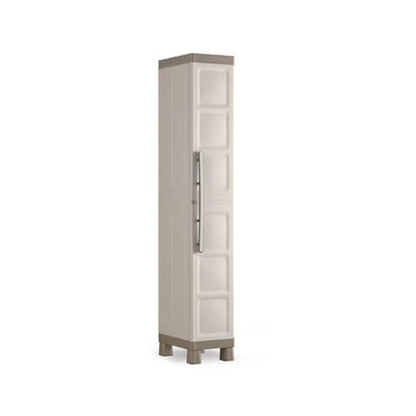 Armadietto 1 anta per esterni con ripiani regolabili Beige cm 35x45x182h by CeramicStore | Lo specialista del tuo bagno