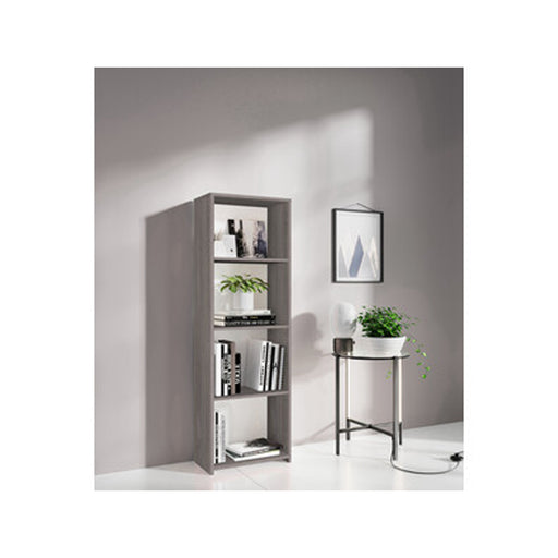 Libreria a 3 ripiani 45 x 25 x H. 138 cm - Rovere Grigio by CeramicStore | Lo specialista del tuo bagno