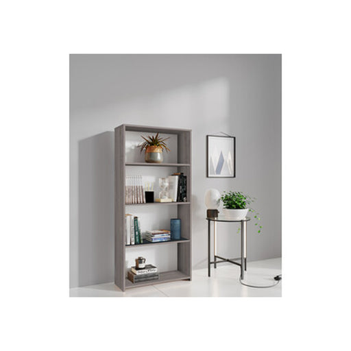 Libreria a 3 ripiani 65 x 25 x H. 138 cm - Rovere Grigio by CeramicStore | Lo specialista del tuo bagno