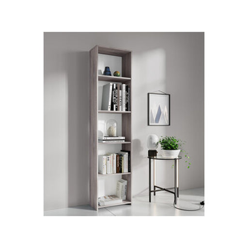 Libreria a 4 ripiani 45 x 25 x H. 183 cm - Rovere Grigio by CeramicStore | Lo specialista del tuo bagno