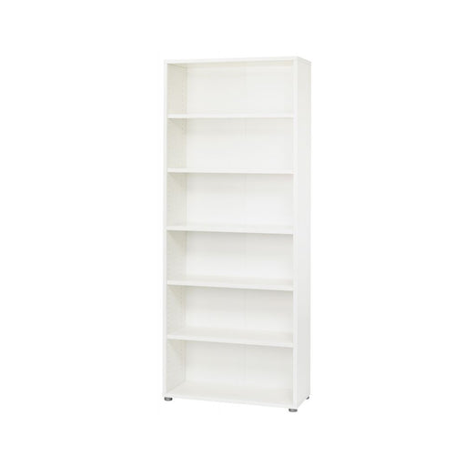 Libreria modello Prima con 5 ripiani 89 x 40 x H. 222 cm - Bianco/Quercia by CeramicStore | Lo specialista del tuo bagno