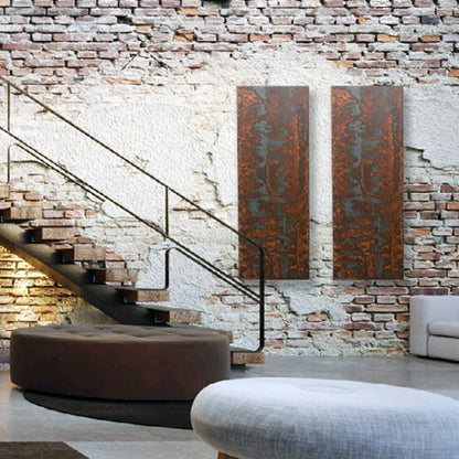 Termoarredo elettrico a piastra modello Perfetto 110x55 cm - Rusty by CeramicStore | Lo specialista del tuo bagno