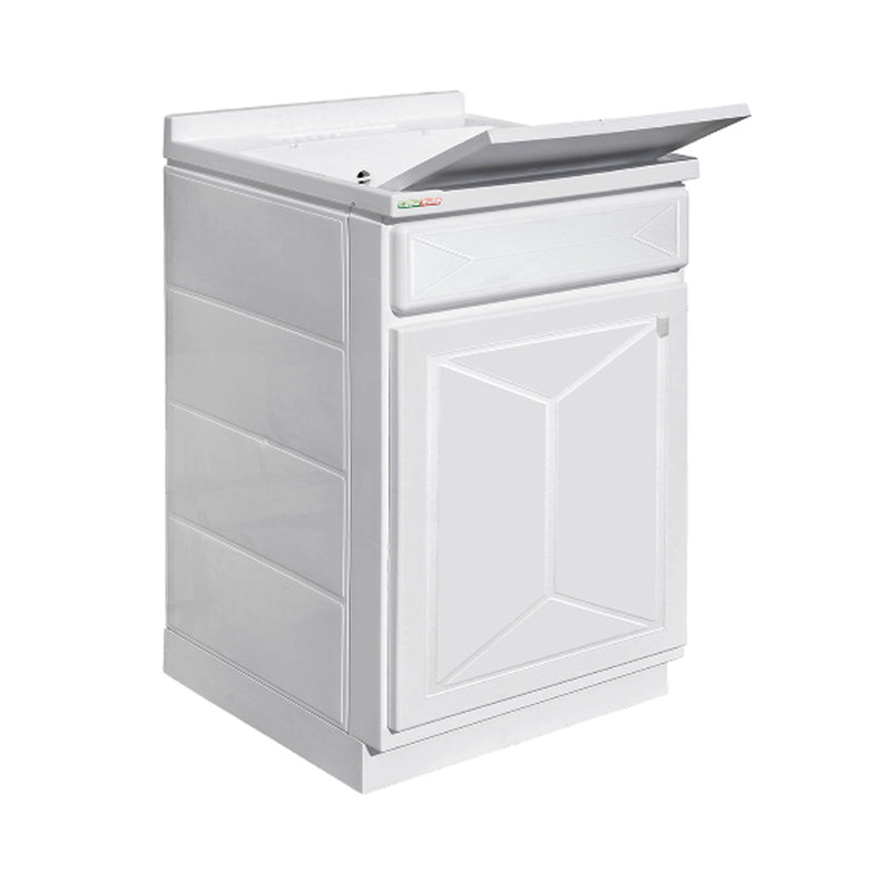 Lavatoio modello TopLine-Plus 50x50 cm 1 anta - bianco by CeramicStore | Lo specialista del tuo bagno