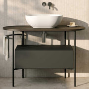 Lavabo da appoggio T-Edge 50x36 cm Ceramica Globo - Bianco lucido
