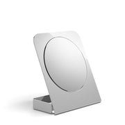 Specchio ingranditore in acciaio inox lucido Lineabeta modello Mevedo a ingrandimento 5x by CeramicStore | Lo specialista del tuo bagno