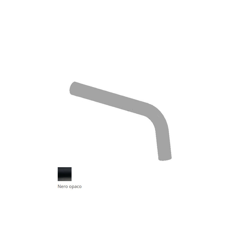 Bocca a parete senza piastra di raccordo di Paffoni - Nero Opaco