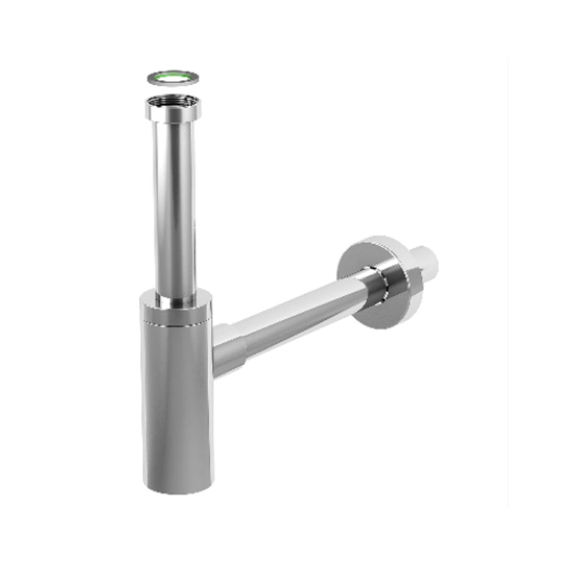 Sifone d'arredo in acciaio inox 1"1/4 x 32 Finitura cromata by CeramicStore | Lo specialista del tuo bagno