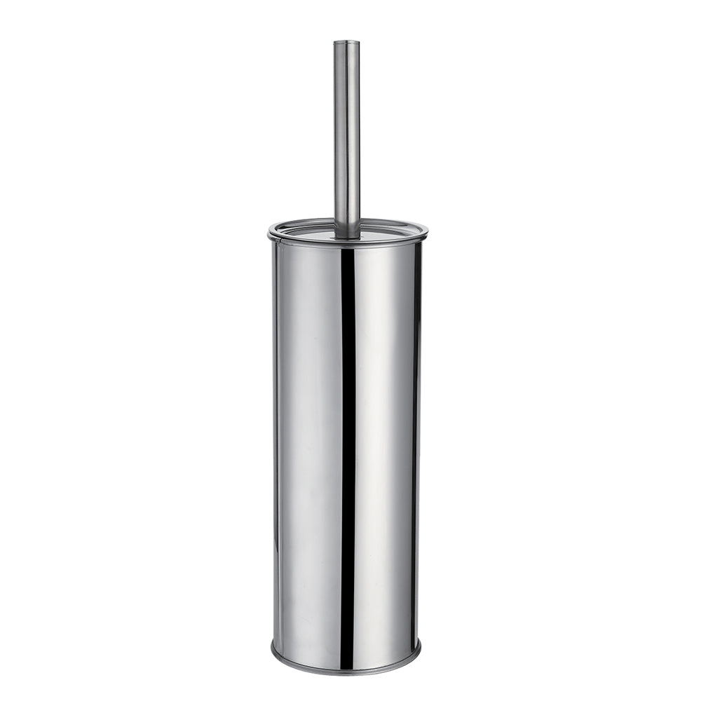 Portascopino da terra modello Slash in acciaio cromato lucido by CeramicStore | Lo specialista del tuo bagno