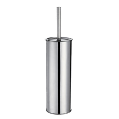 Portascopino da terra modello Slash in acciaio cromato lucido by CeramicStore | Lo specialista del tuo bagno