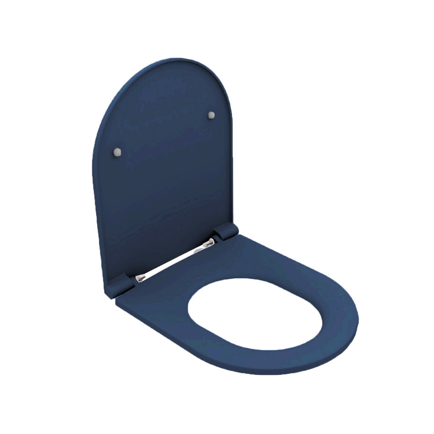 Copriwater Soft Close per vaso Filomuro BathCore serie Infinity color Blu Opaco