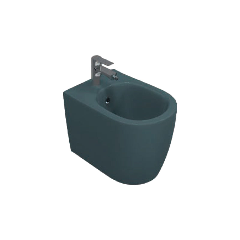 Sanitari Filomuro Rimless con copriwater Soft Close BathCore serie Infinity 53x36