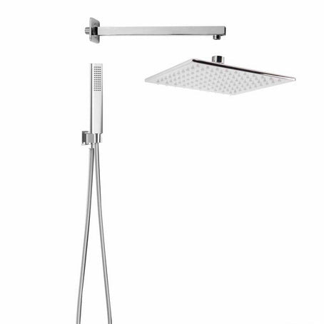 KIT SOFFIONE DOCCIA QUADRATO SEVEN