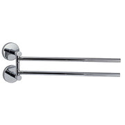 Portasalviette a snodo da cm 36 in alluminio cromato Koh-i-Noor TUBINA by CeramicStore | Lo specialista del tuo bagno