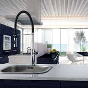 Miscelatore lavello cucina in ottone Paffoni Light Exclusive Edition con canna orientabile e doccia estraibile finitura cromo by CeramicStore | Lo specialista del tuo bagno