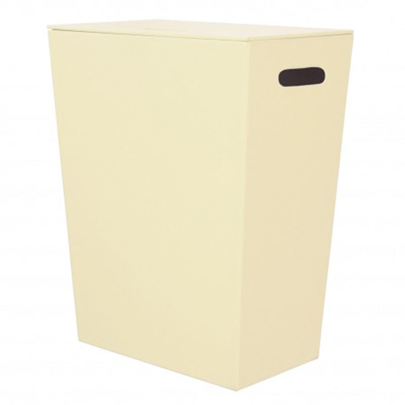 Cesto Porta Biancheria grande in eco pelle koh-i-noor colore crema by CeramicStore | Lo specialista del tuo bagno