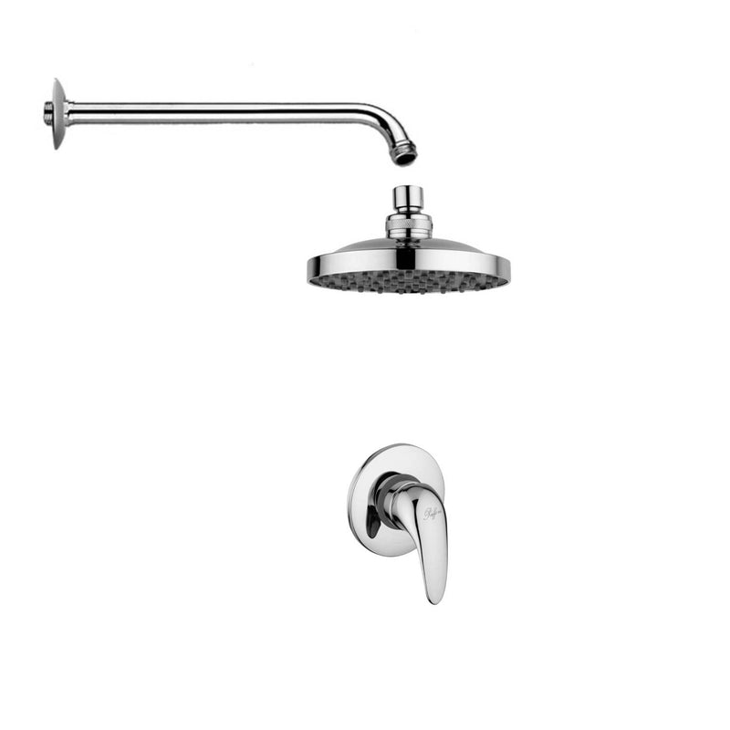 Set soffione doccia con braccio e Miscelatore ad incasso cromo Paffoni by CeramicStore | Lo specialista del tuo bagno