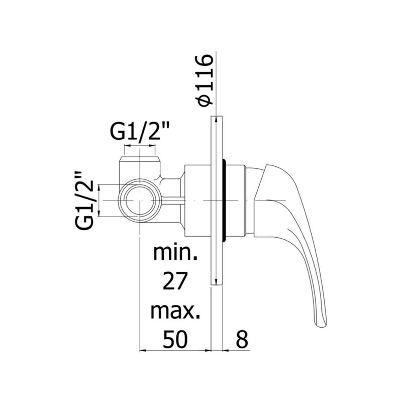 Set soffione doccia con braccio e Miscelatore ad incasso cromo Paffoni by CeramicStore | Lo specialista del tuo bagno