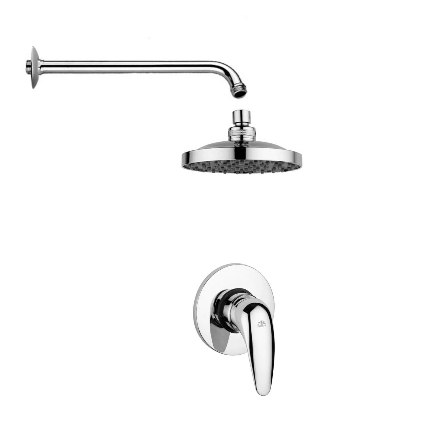 Set Soffione doccia con braccio doccia e miscelatore incasso cromo Paffoni by CeramicStore | Lo specialista del tuo bagno