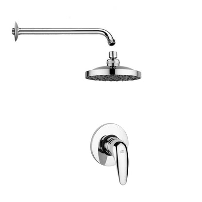 Set Soffione doccia con braccio doccia e miscelatore incasso cromo Paffoni by CeramicStore | Lo specialista del tuo bagno