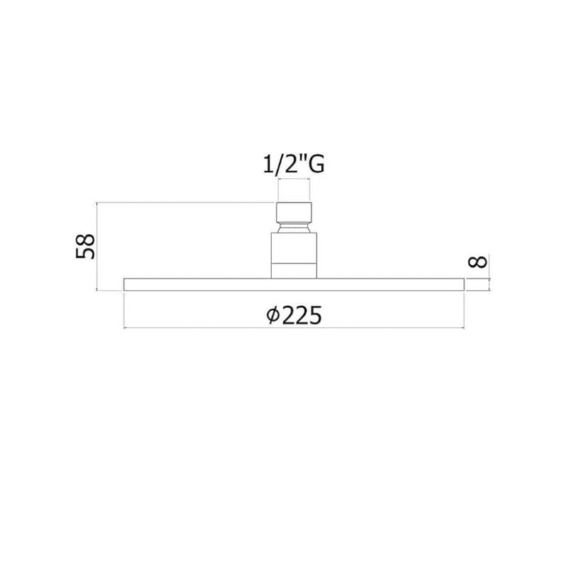 Set Soffione doccia tondo con braccio tondo e misclatore incasso in ottone cromato Paffoni by CeramicStore | Lo specialista del tuo bagno