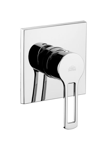 Set soffione tondo con diametro 300mm con braccio doccia quadrato e miscelatore incasso Ringo Cromo Paffoni by CeramicStore | Lo specialista del tuo bagno