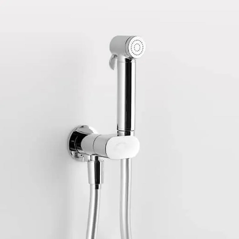 Idroscopino con doccetta tonda, rubinetto di arresto e flessibile in PVC - Ares by CeramicStore | Lo specialista del tuo bagno