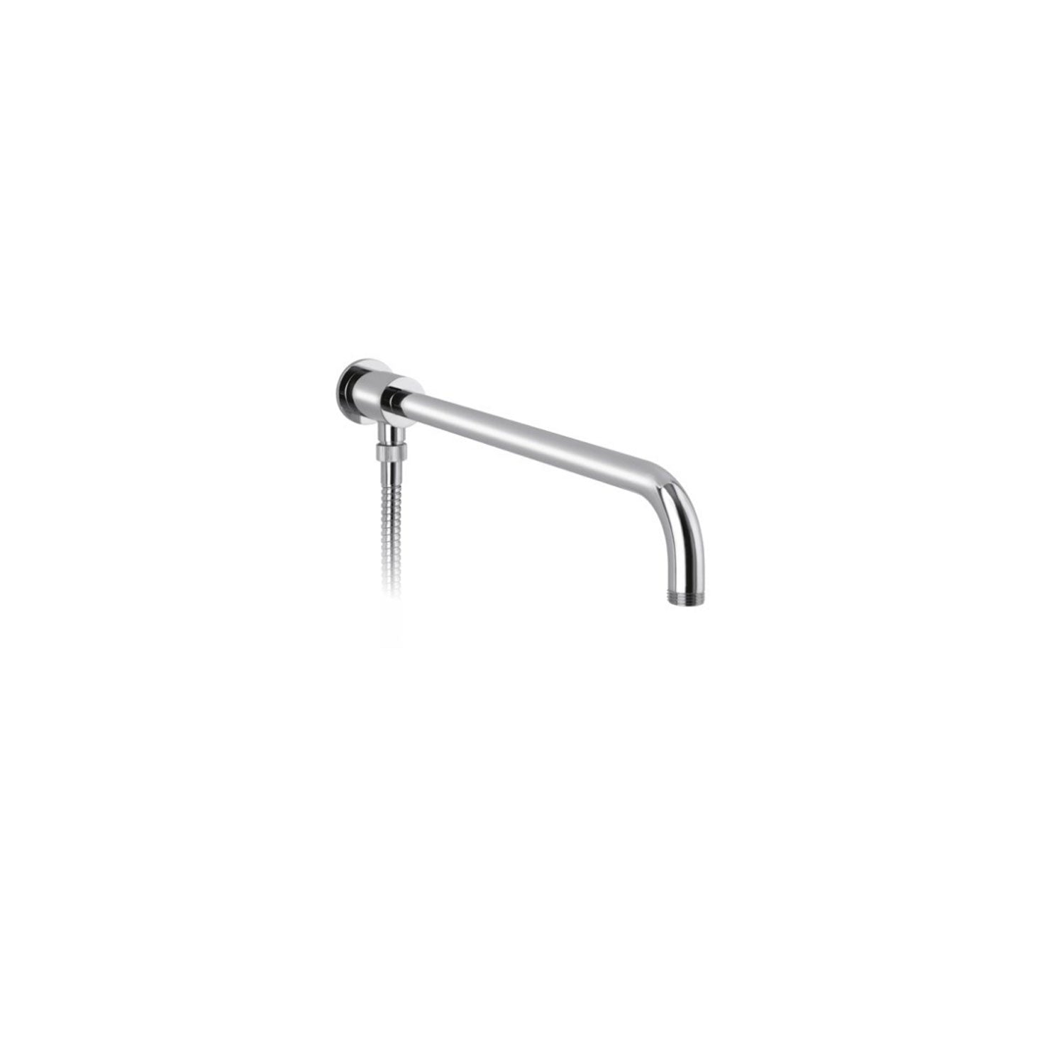 Braccio tondo per doccia con deviatore in ottone cromato Keller Taps by CeramicStore | Lo specialista del tuo bagno