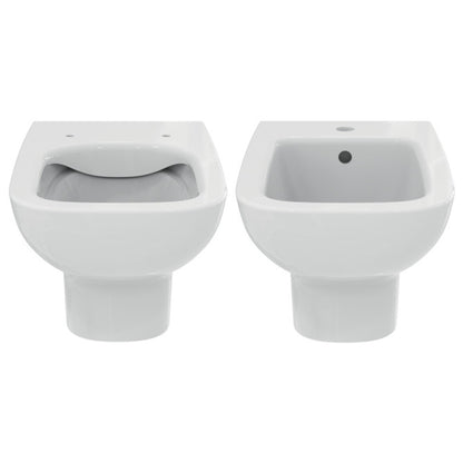 Sanitari sospesi con sedile soft close collezione Life Ideal Standard
