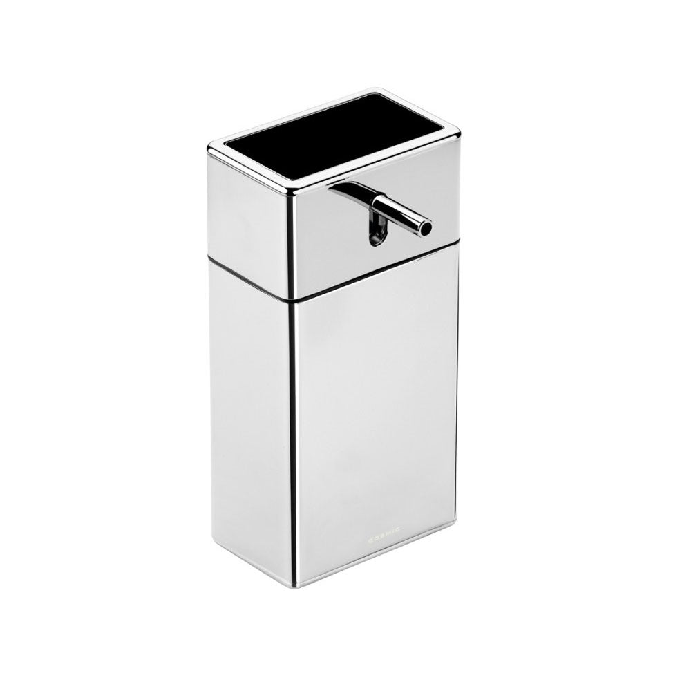 Dispenser sapone a muro in ottone cromato della collezione 'Extreme' by Cosmic cm 8x8,5x16 by CeramicStore | Lo specialista del tuo bagno
