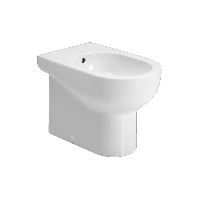 Bidet monoforo installazione filo parete 55x35 cm modello Nuvola- Azzurra Ceramica