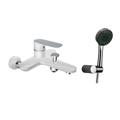 Miscelatore per vasca, in ottone della serie Cassio by GME - Bianco/Cromo by CeramicStore | Lo specialista del tuo bagno