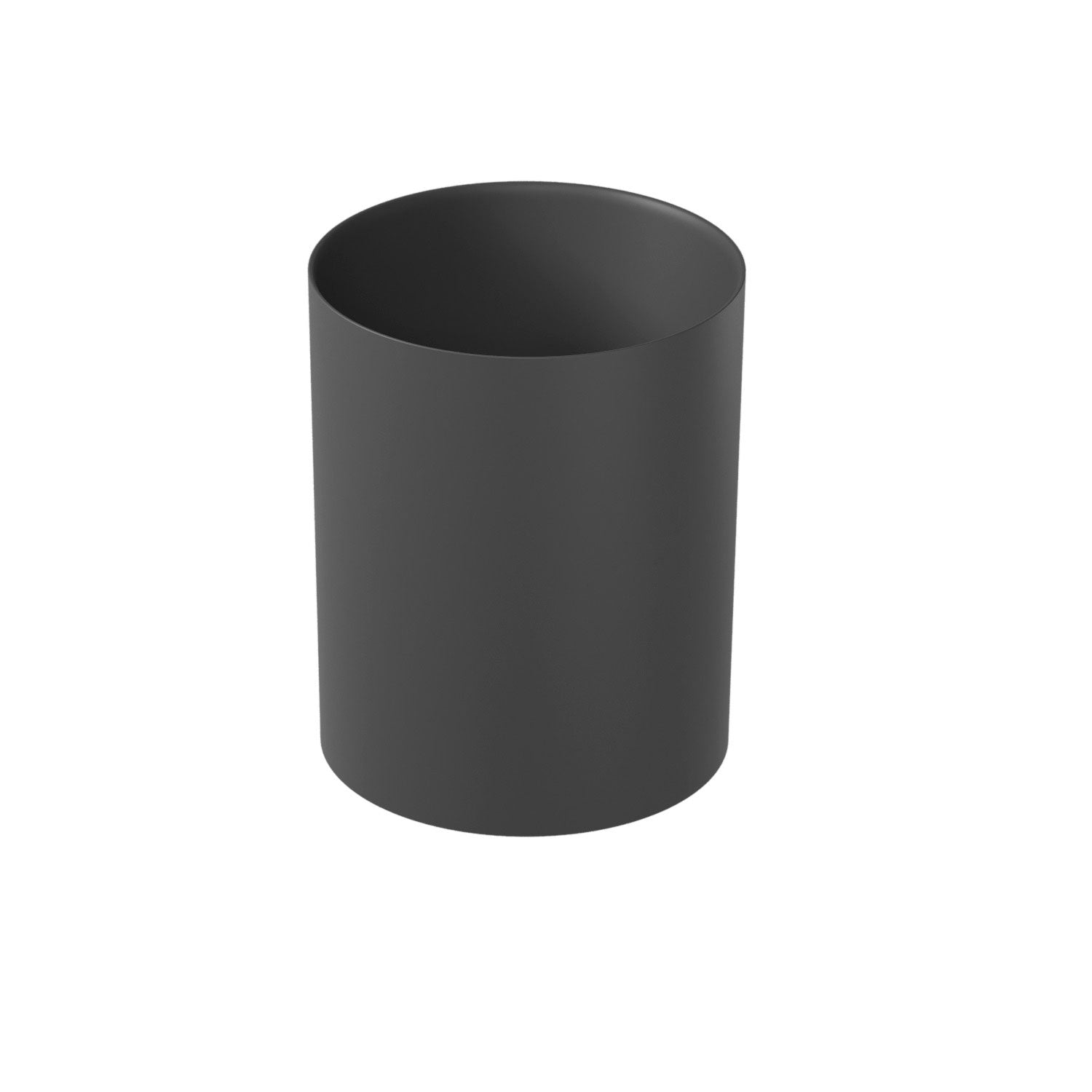 Lavandino da appoggio/sospeso cm à¸37x46h serie Core di Ceramica Galassia -  Nero Matt