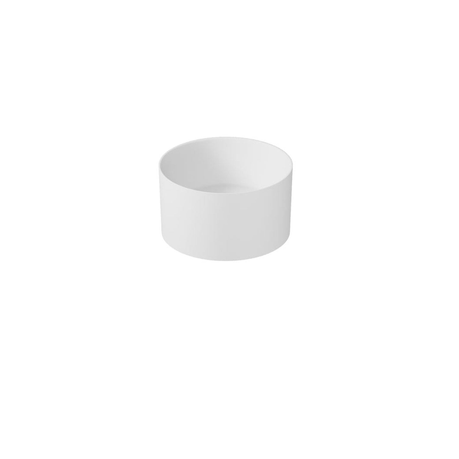 Lavandino da appoggio/sospeso cm à¸40x20h serie Core di Ceramica Galassia -  Bianco Matt