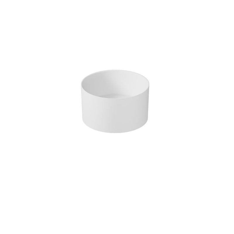 Lavandino da appoggio/sospeso cm à¸40x20h serie Core di Ceramica Galassia -  Bianco Matt
