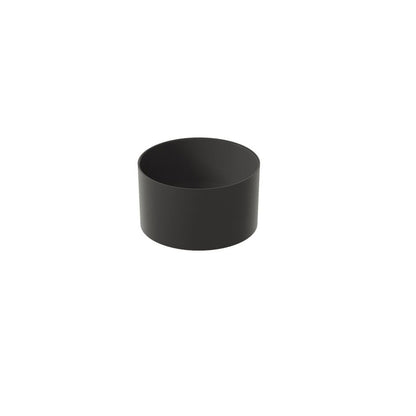 Lavandino da appoggio/sospeso cm à¸40x20h serie Core di Ceramica Galassia -  Nero Matt