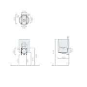 Staffa per installazione lavabi Core di Ceramica Galassia cod. 7305 by CeramicStore | Lo specialista del tuo bagno
