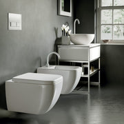 Vaso sospeso 52x36 cm serie Bianca di Hatria con sedile soft close