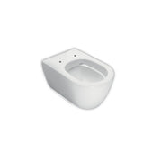 Coppia di sanitari sospesi 54x35 cm serie Fusion di Hatria con sedile soft-close