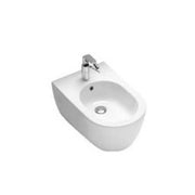 Coppia di sanitari sospesi 54x35 cm serie Fusion di Hatria con sedile soft-close
