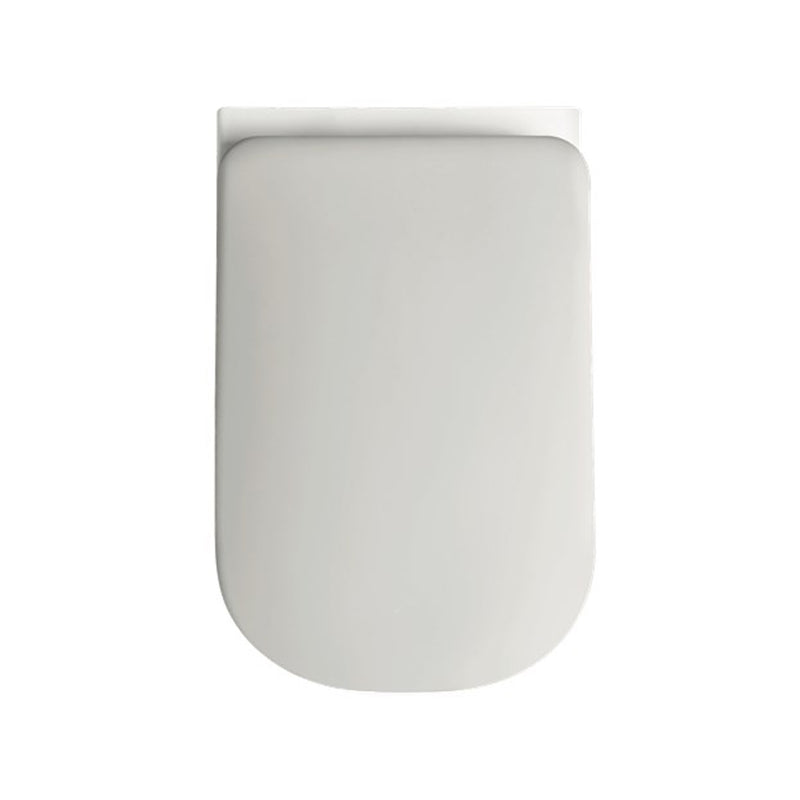 Wc filomuro senza brida 54x35 cm collezione Tribeca Kerasan con sedile soft close