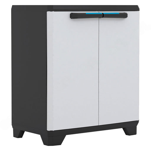 Armadio basso Linear con maniglia soft-touch - Grigio/Nero by CeramicStore | Lo specialista del tuo bagno