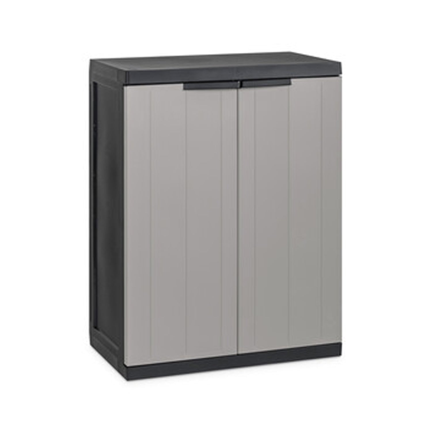 Armadio Bios a 2 ante tutto piani - Nero/Grigio tortora by CeramicStore | Lo specialista del tuo bagno