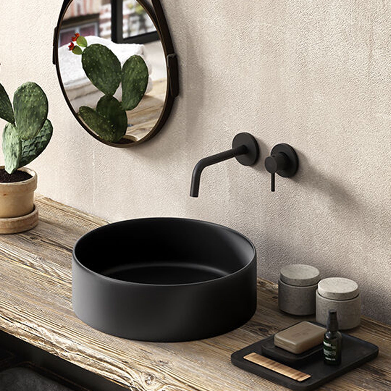 Miscelatore lavabo incasso con bocca da 178 mm Paffoni Light Nero Opaco by CeramicStore | Lo specialista del tuo bagno