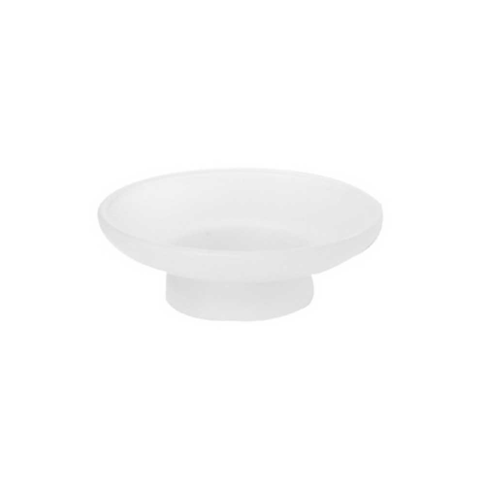 Piattino porta sapone in vetro acidato di ricambio per serie Syster - Antika by CeramicStore | Lo specialista del tuo bagno