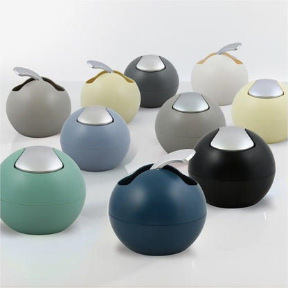 Pattumiera da 1L con coperchio basculante rimovibile modello Bowl - Bianco Matt by CeramicStore | Lo specialista del tuo bagno