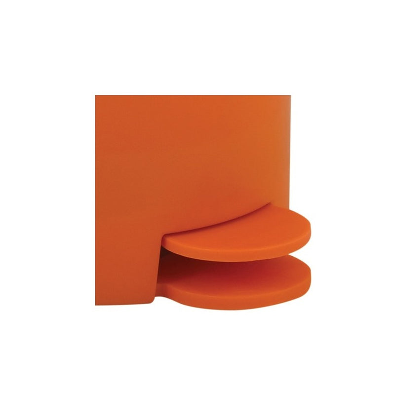 Pattumiera a pedale da 3L modello Osaki in polipropilene - Arancione Opaco by CeramicStore | Lo specialista del tuo bagno