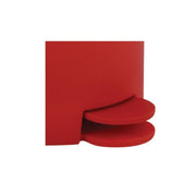 Pattumiera a pedale da 3L modello Osaki in polipropilene - Rosso Opaco by CeramicStore | Lo specialista del tuo bagno