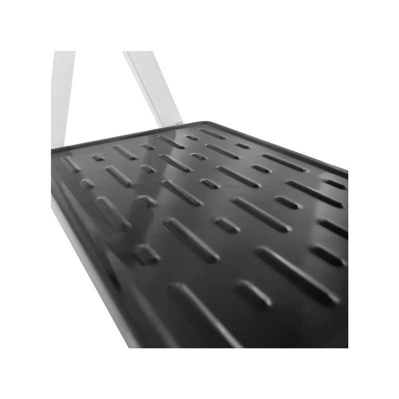 Scaletta pieghevole in Acciaio a 2 gradini - Nero e bianco by CeramicStore | Lo specialista del tuo bagno